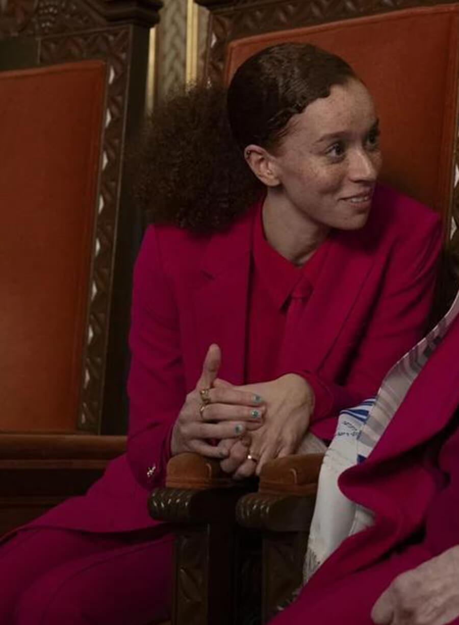 Eleanor the Great Erin Kellyman Nina Pink Blazer
