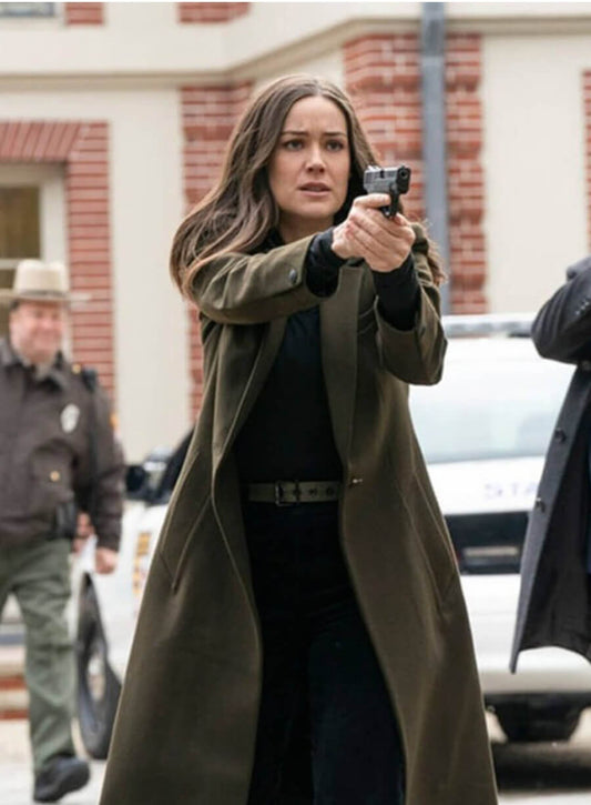 Elizabeth Keen The Blacklist Brown Wool Long Coat