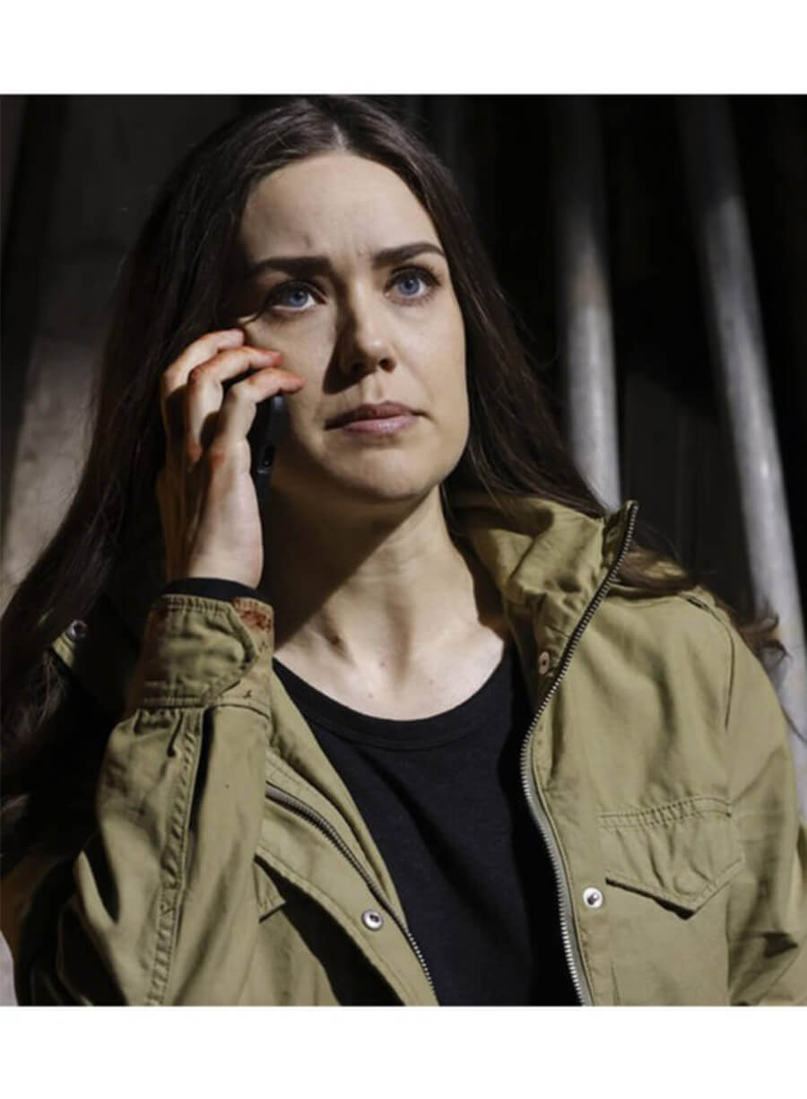 Elizabeth Keen The Blacklist Green Cotton Jacket