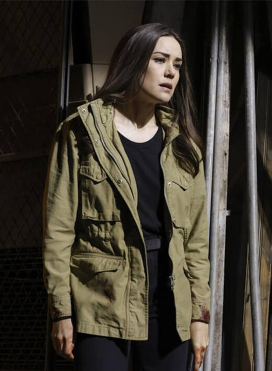 Elizabeth Keen The Blacklist Green Cotton Jacket