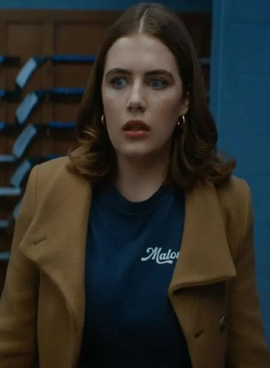 Ella Bright Off Campus S01 Hannah Wells Brown Coat