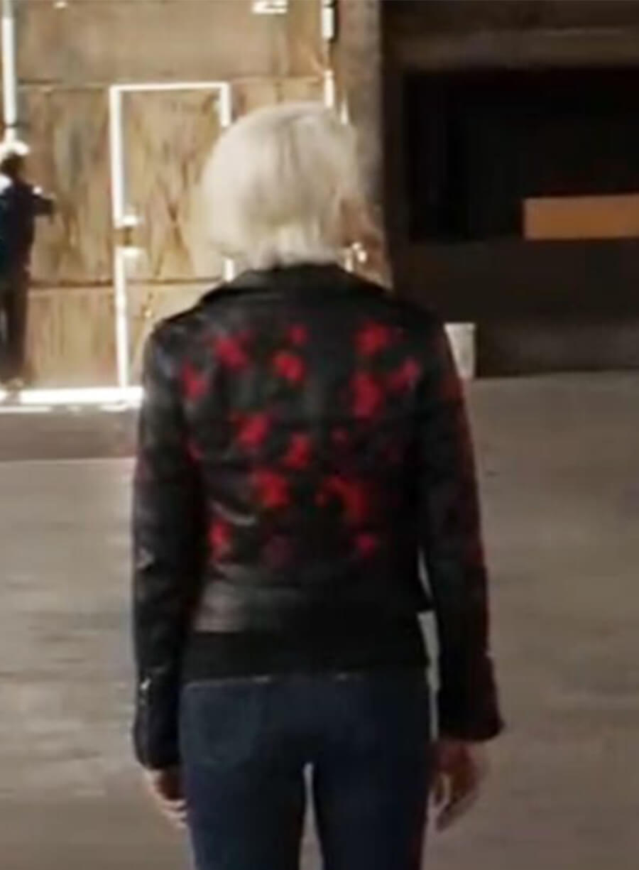  Ellen Barkin Animal Kingdom Janine Cody Black Leather Jacket