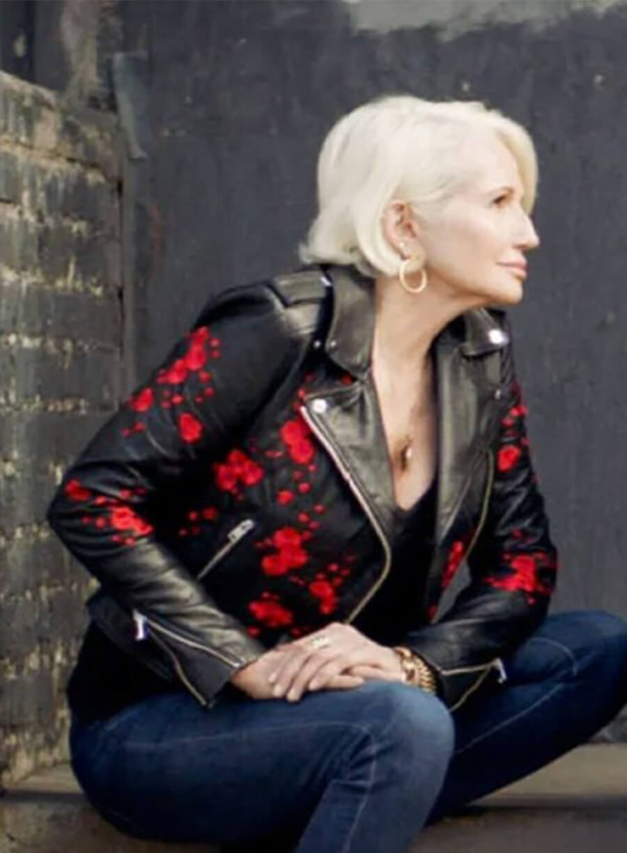  Ellen Barkin Animal Kingdom Janine Cody Black Leather Jacket