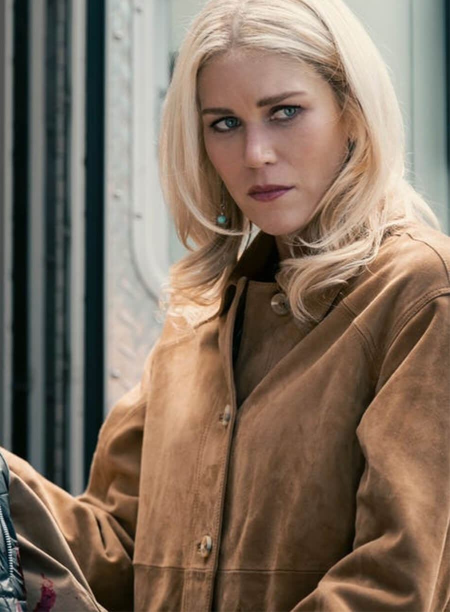Ellyn Jameson Marshals 2026 Dolly Weaver Brown Jacket