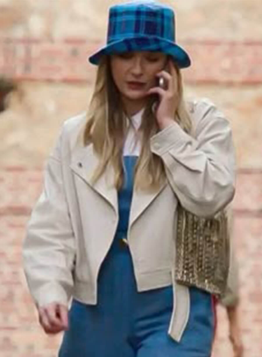 Emily in Paris Season 2 Camille Beige Jacket