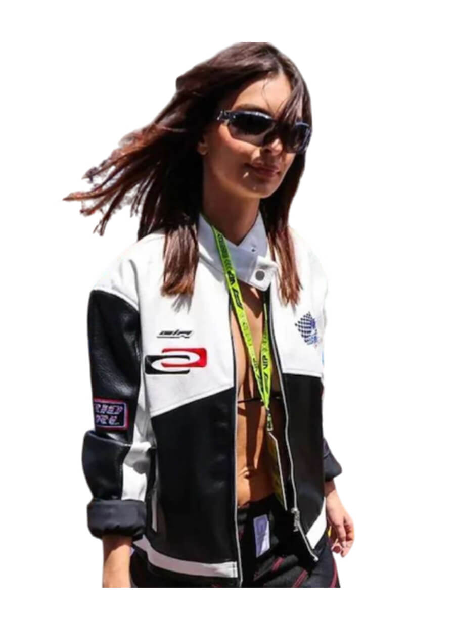 Emily Ratajkowski F1 Monaco Grand Prix Racing Jacket