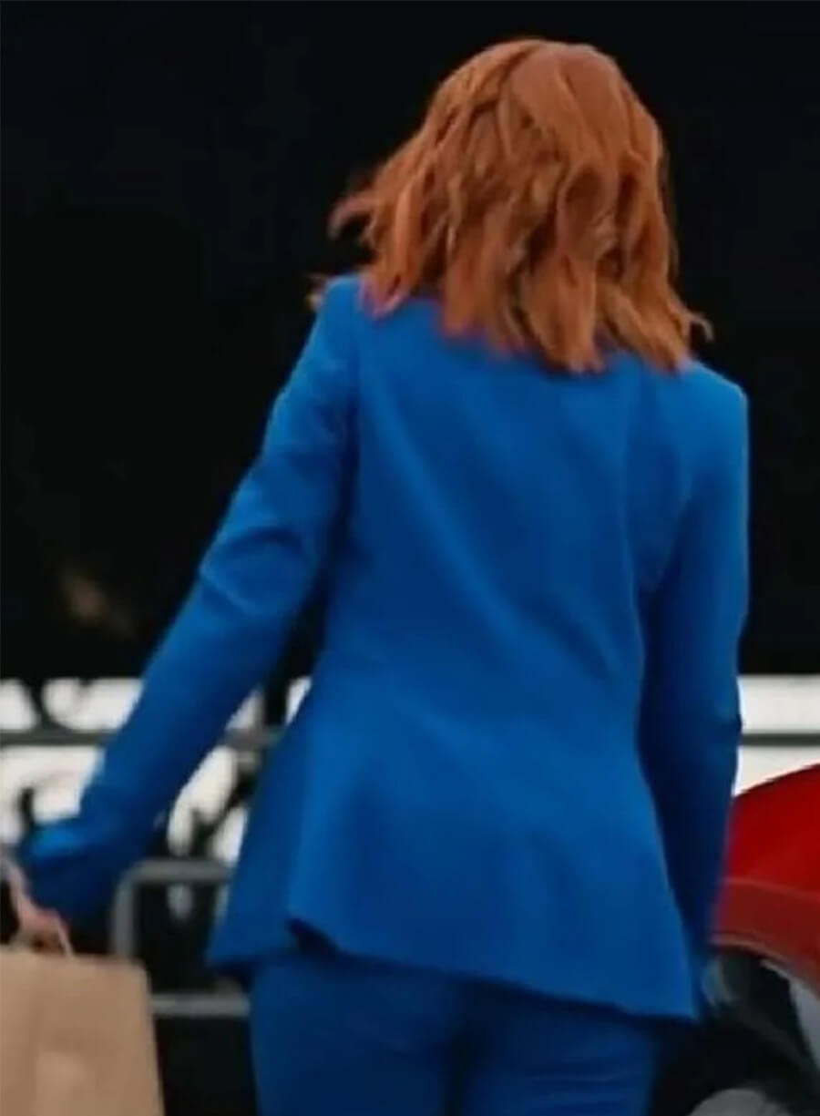 Emily Tennant The Wish Swap 2025 Casey Blue Blazer