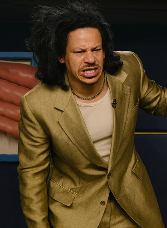 Eric Andre Street Fighter 2026 Don Sauvage Mustard Blazer