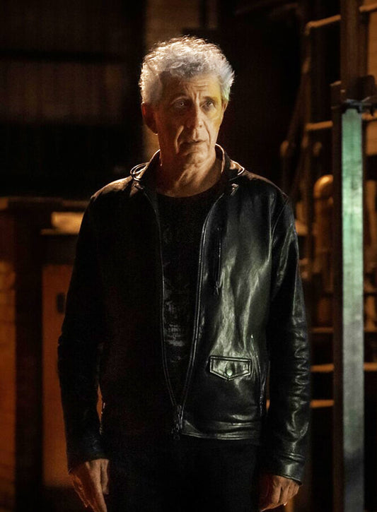 Eric Bogosian Anne Rice's the Talamasca Daniel Molloy Black Leather Jacket