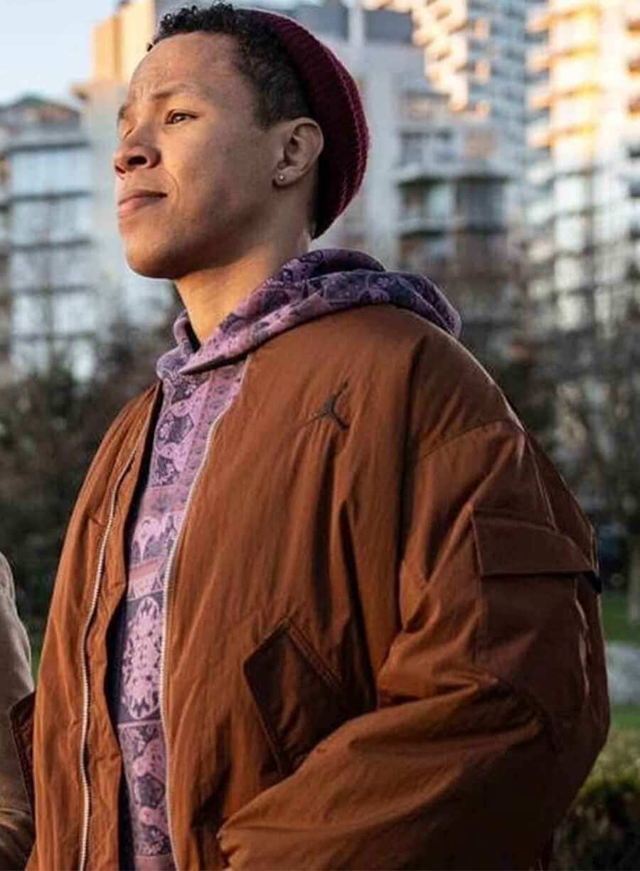 Eric Graise Tracker S01 Bob Exley Brown Jacket 