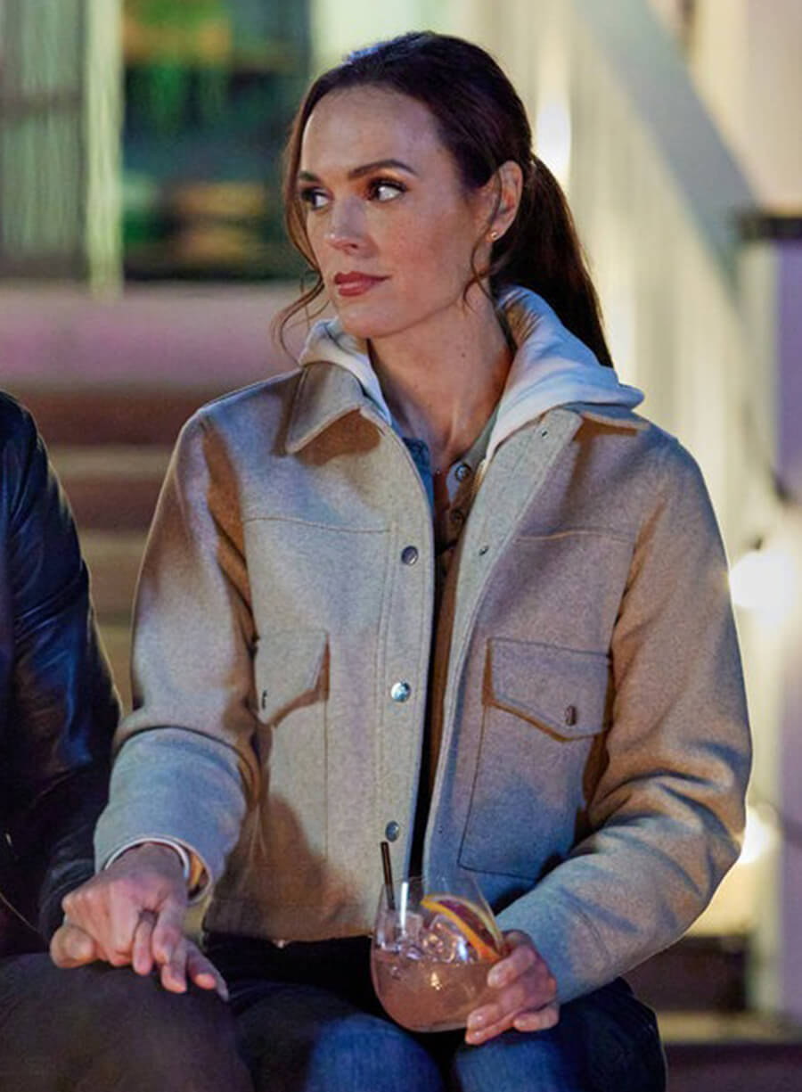 Erin Cahill Hearts in the Game 2023 Hazel Miller jacket