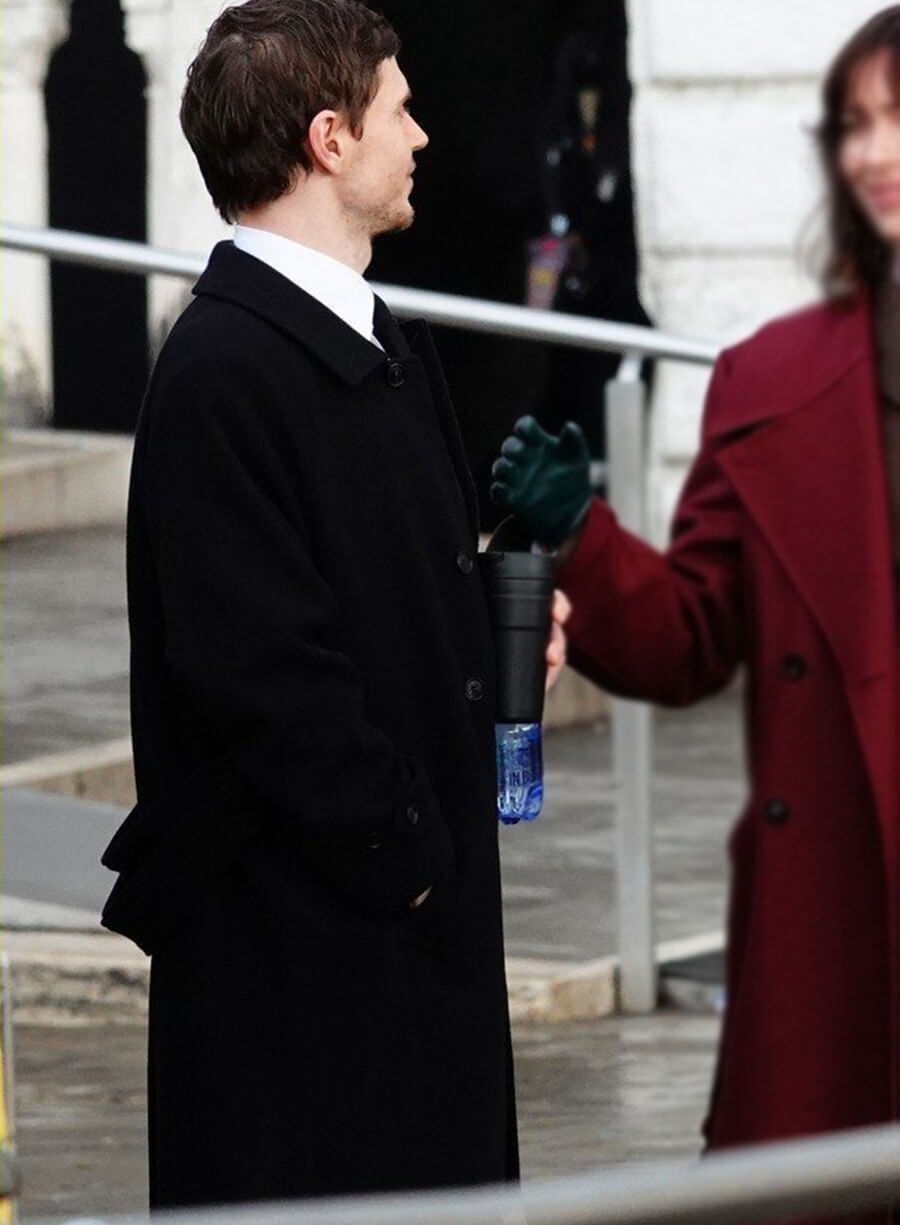 Evan Peters The Beauty 2026 Cooper Madsen Black Coat