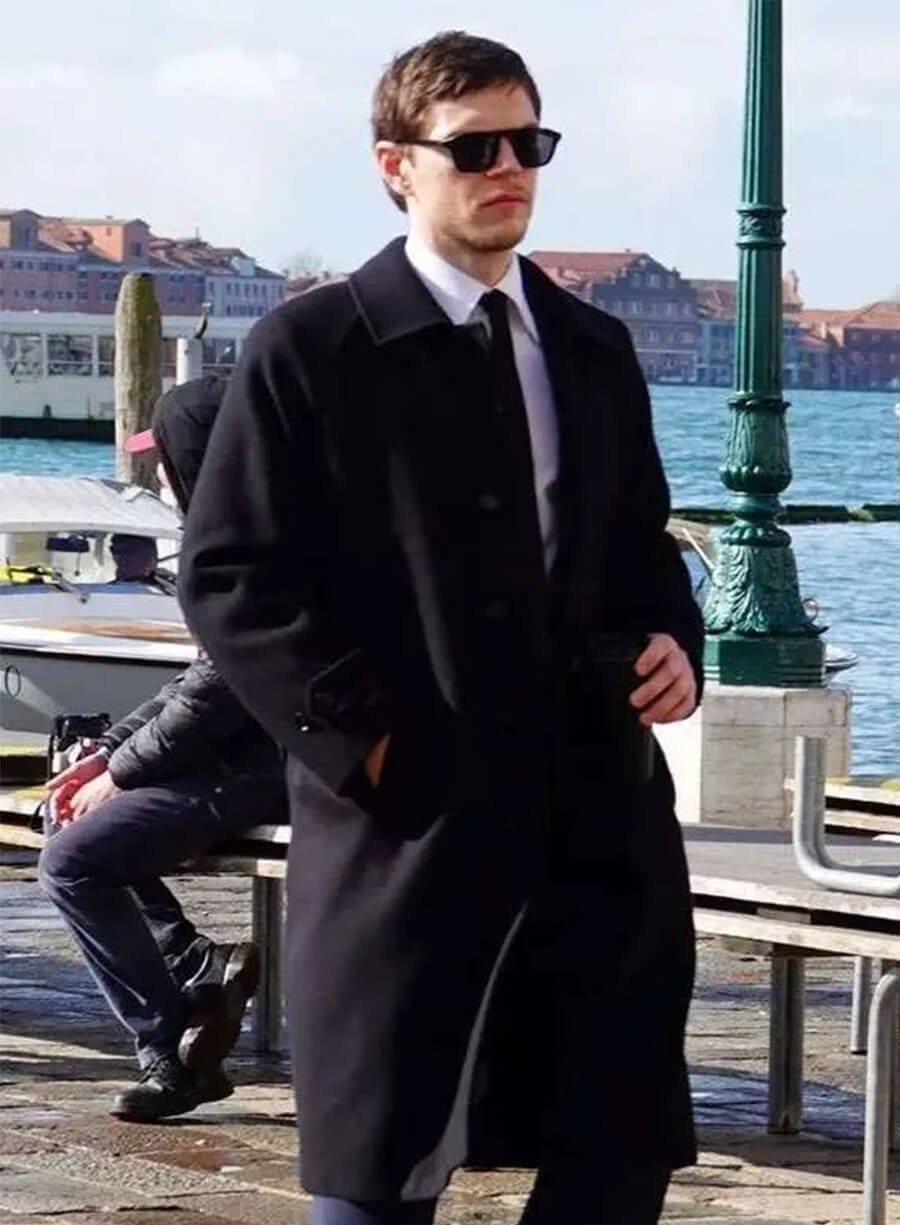 Evan Peters The Beauty 2026 Cooper Madsen Black Coat