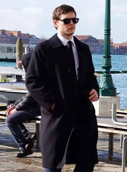 Evan Peters The Beauty 2026 Cooper Madsen Black Coat