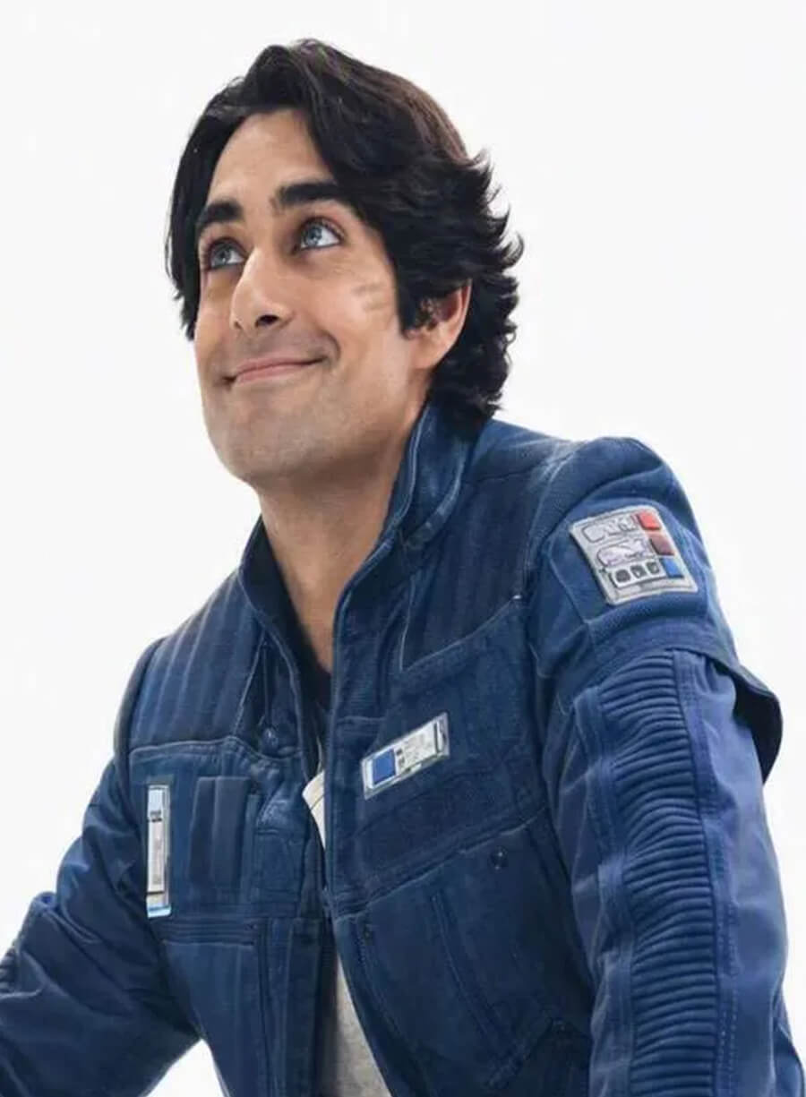 Ezra Bridger Star Wars Ahsoka Blue Costume Jacket