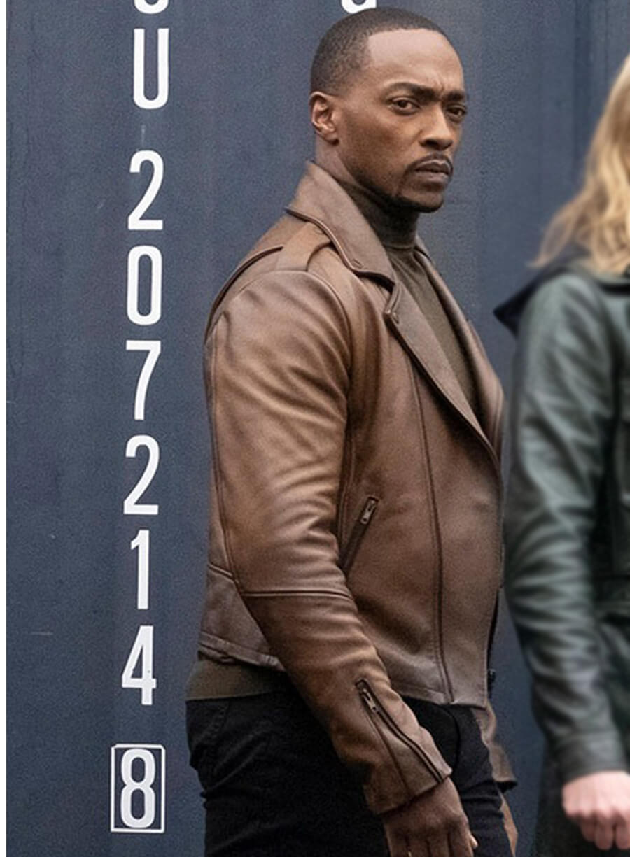  Falcon and The Winter Solider Anthony Mackie Sam Wilson Leather Jacket