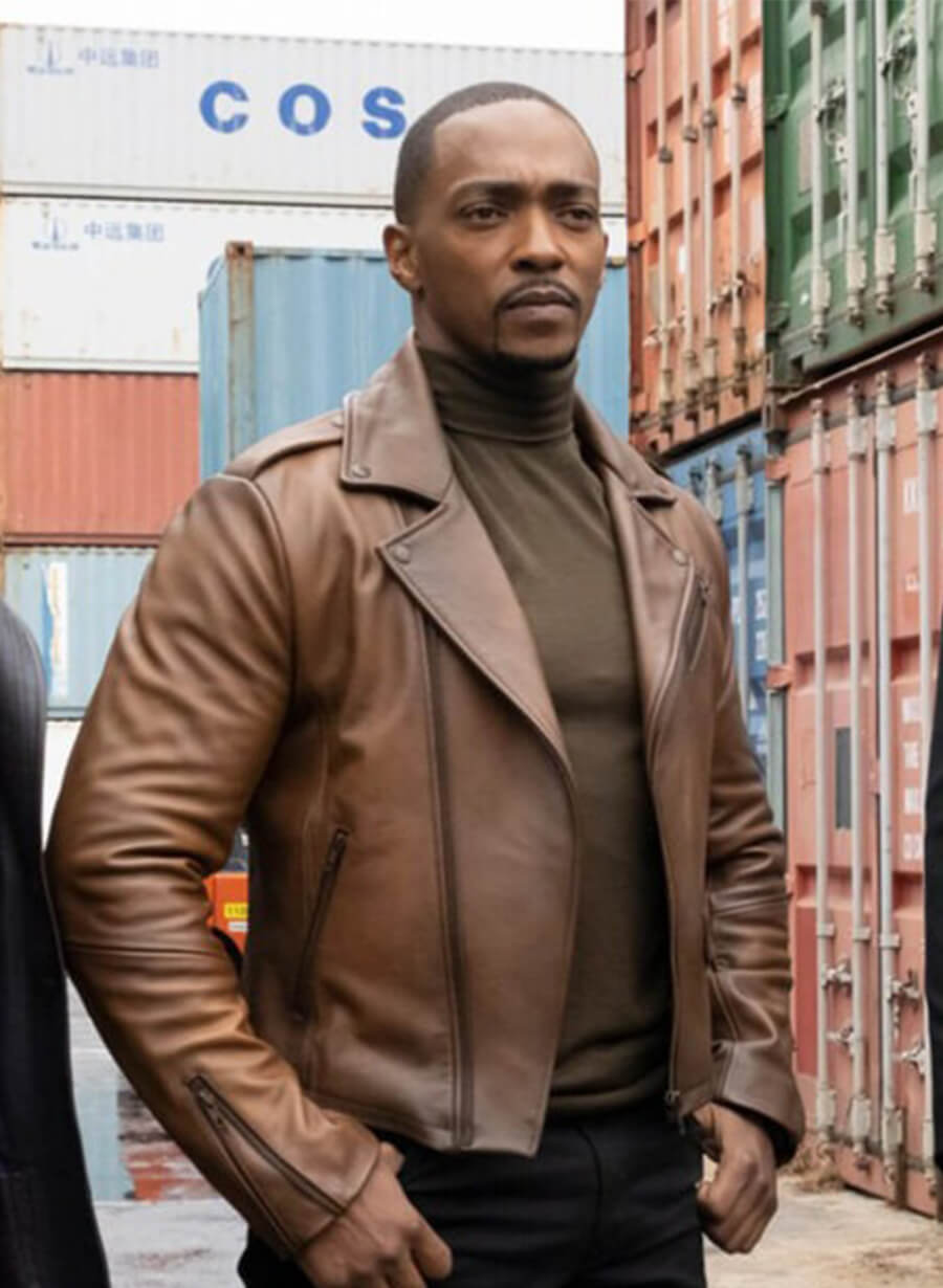  Falcon and The Winter Solider Anthony Mackie Sam Wilson Leather Jacket
