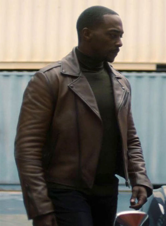  Falcon and The Winter Solider Anthony Mackie Sam Wilson Leather Jacket