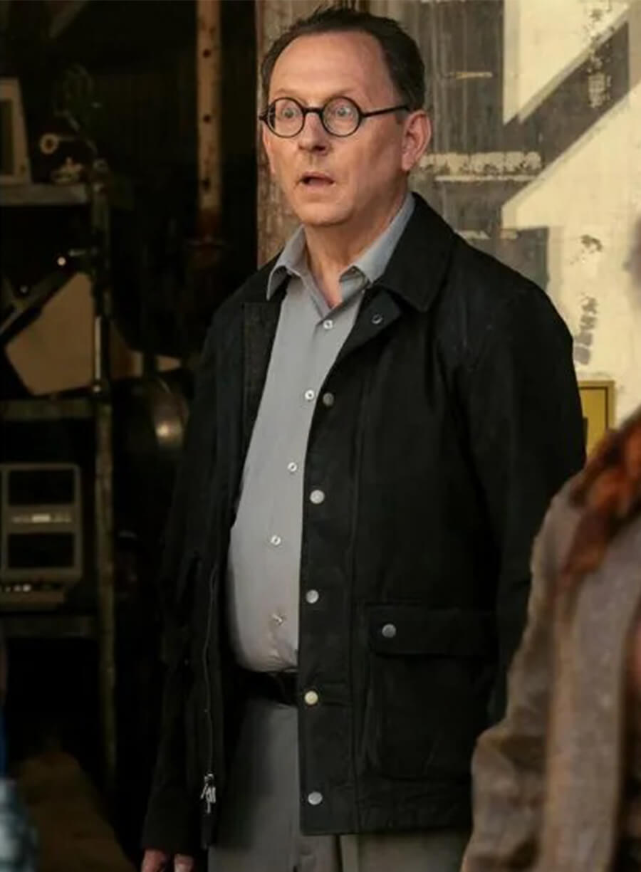 Fallout 2024 Michael Emerson Dr. Siggi Black Jacket