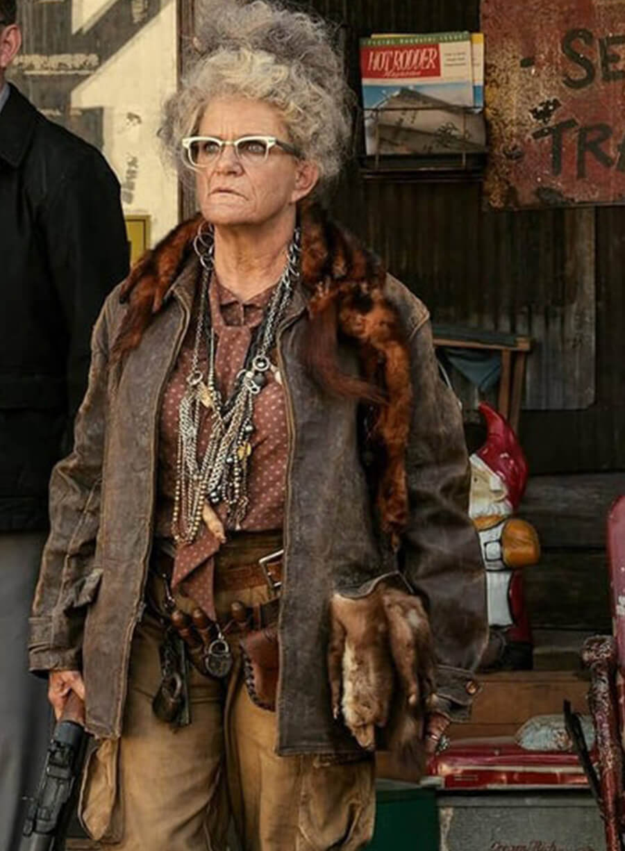 Fallout Dale Dickey Brown Distressed Jacket