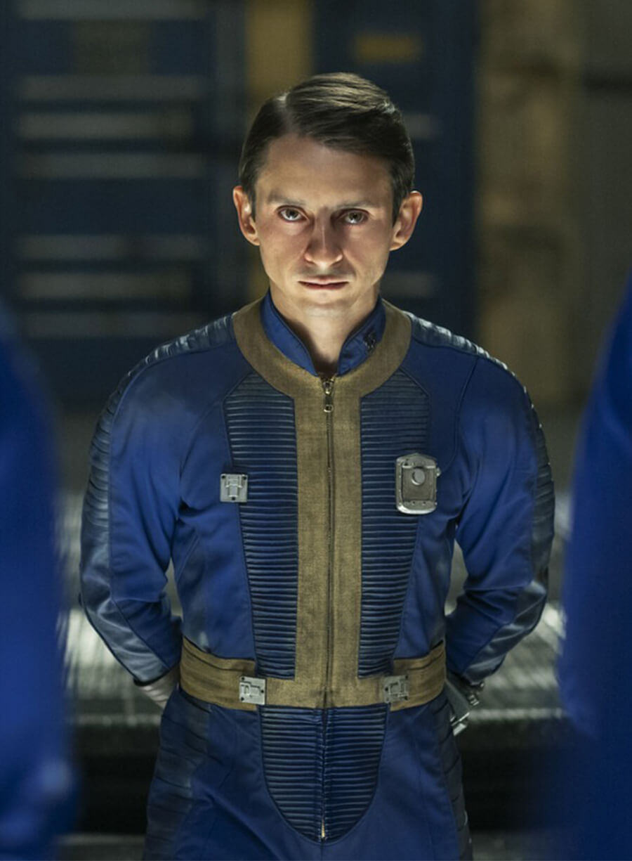 Fallout Norm Moisés Arias Blue Jacket