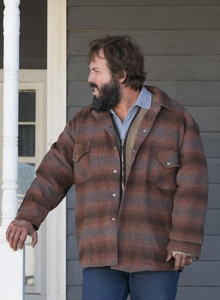 Fargo 2014 Bear Gerhardt Brown Plaid Jacket 