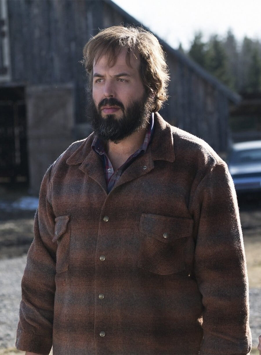 Fargo 2014 Bear Gerhardt Brown Plaid Jacket 