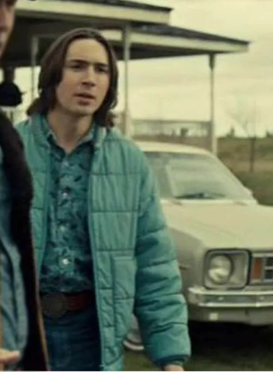 Fargo 2014 Charlie Gerhardt Blue Quilted Jacket