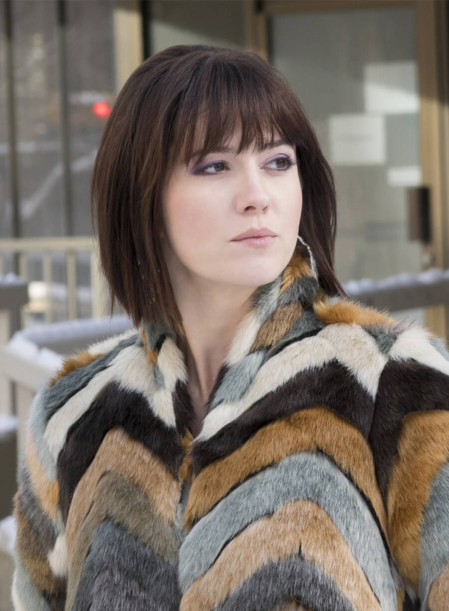 Fargo 2014 Nikki Swango Multi Color Fur Jacket