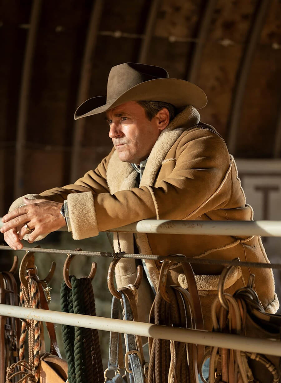 Fargo 2014 S05 Roy Tillman Brown Shearling Suede Jacket