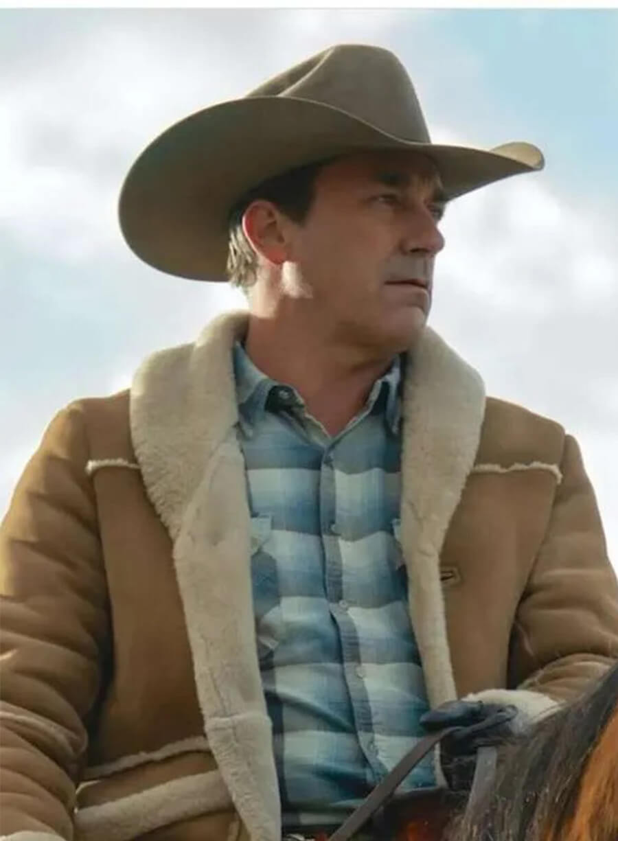 Fargo 2014 S05 Roy Tillman Brown Shearling Suede Jacket