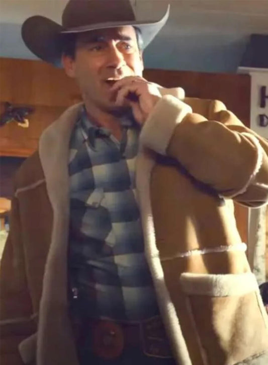 Fargo 2014 S05 Roy Tillman Brown Shearling Suede Jacket