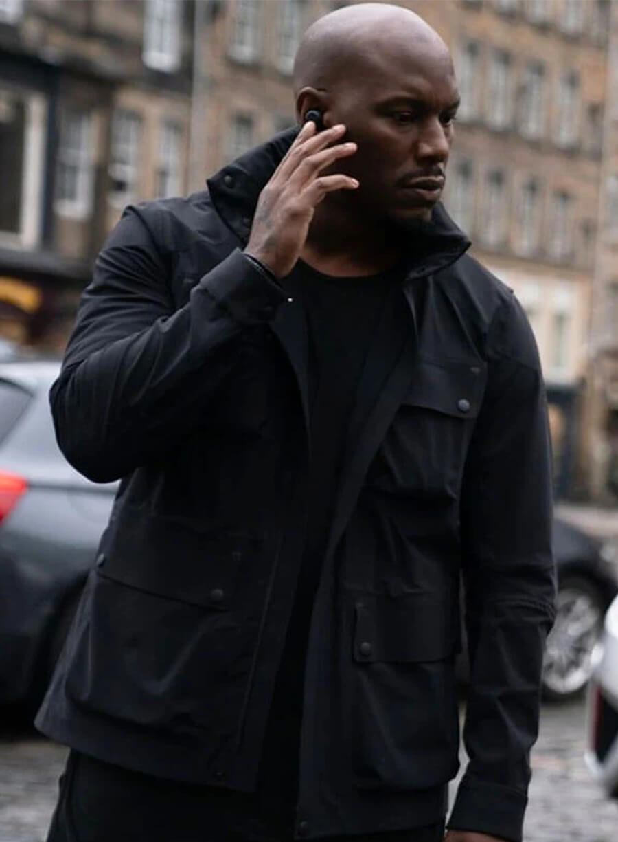 Fast & Furious 9 Tyrese Gibson Roman Black Jacket