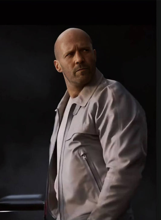 Fast X Jason Statham Dante Reyes Beige Leather Jacket