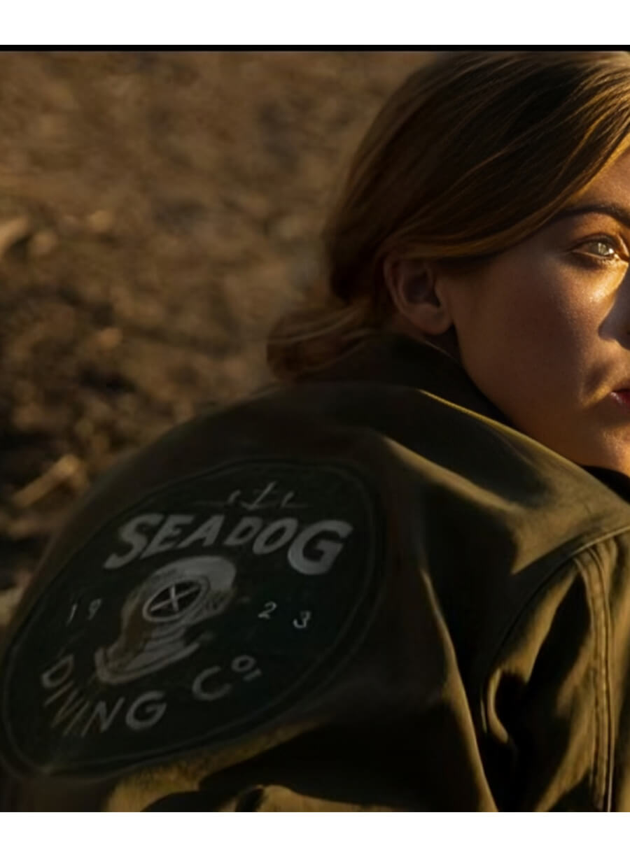Fear Below 2025 Hermione Corfield Clara Bennett Leather Jacket