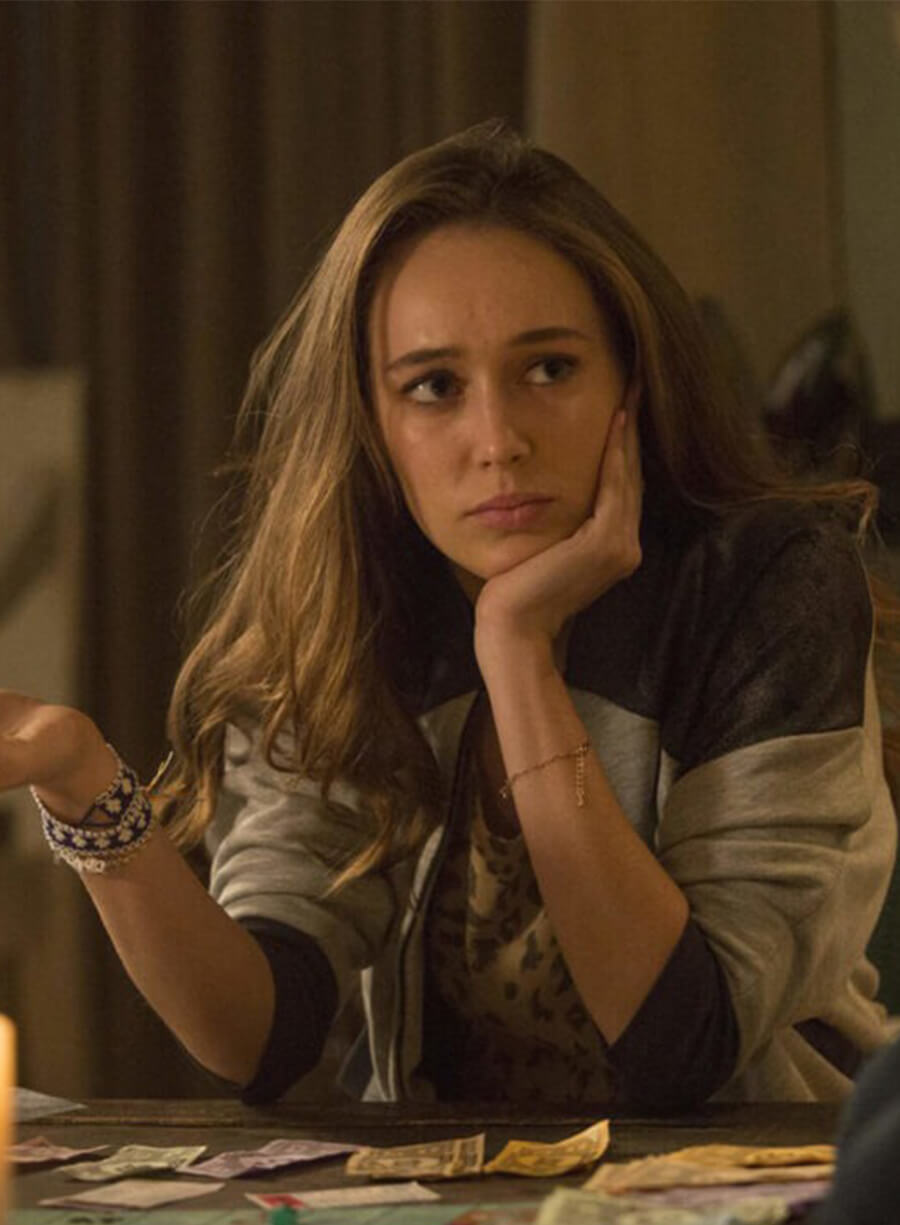 Fear the Walking Dead Alicia Clark Black and White Jacket