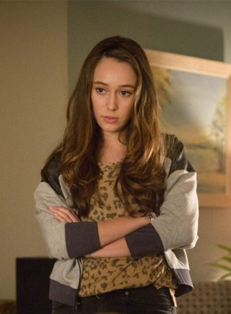 Fear the Walking Dead Alicia Clark Black and White Jacket