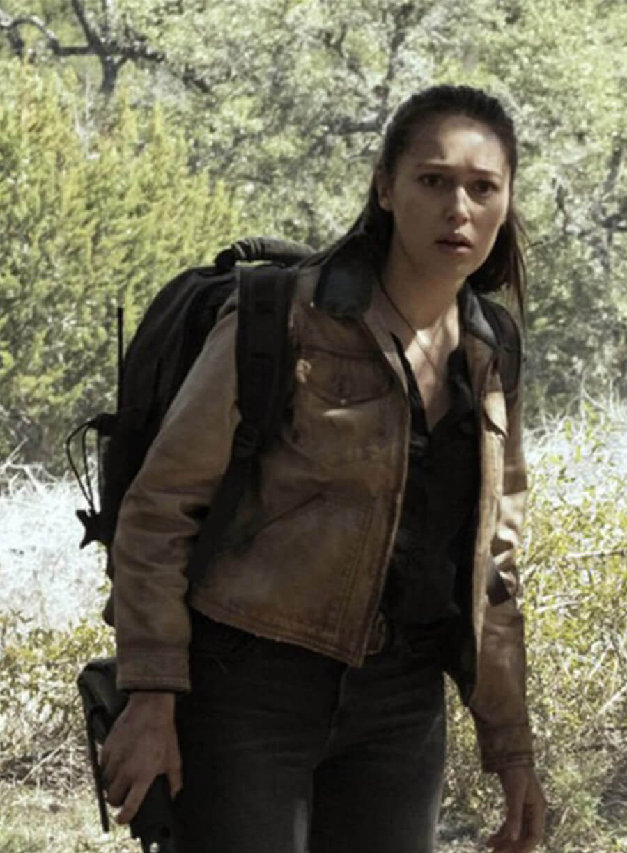 Fear the Walking Dead Alicia Clark Brown Jacket