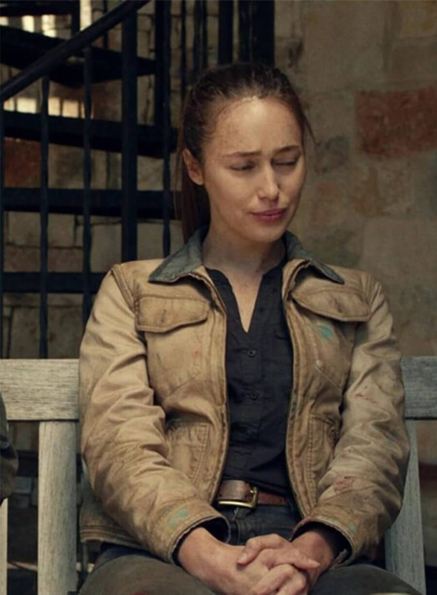 Fear the Walking Dead Alicia Clark Brown Jacket