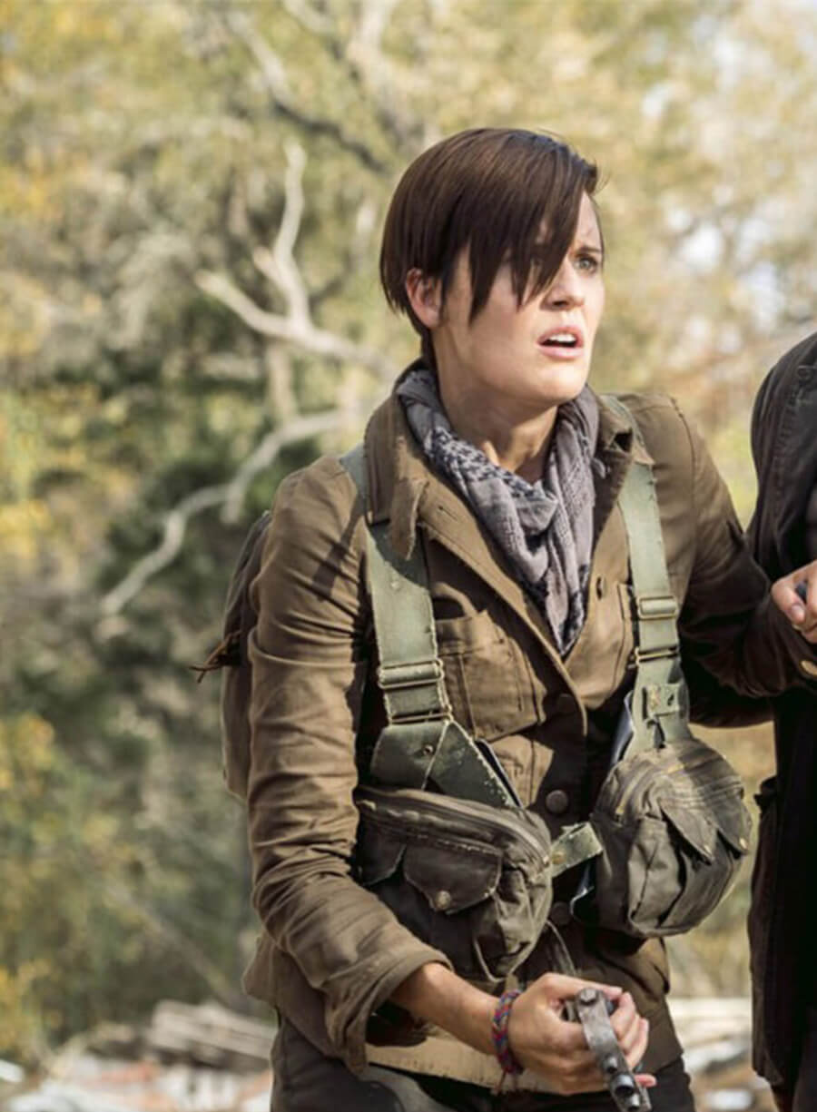 Fear the Walking Dead Althea Maggie Grace Brown Jacket