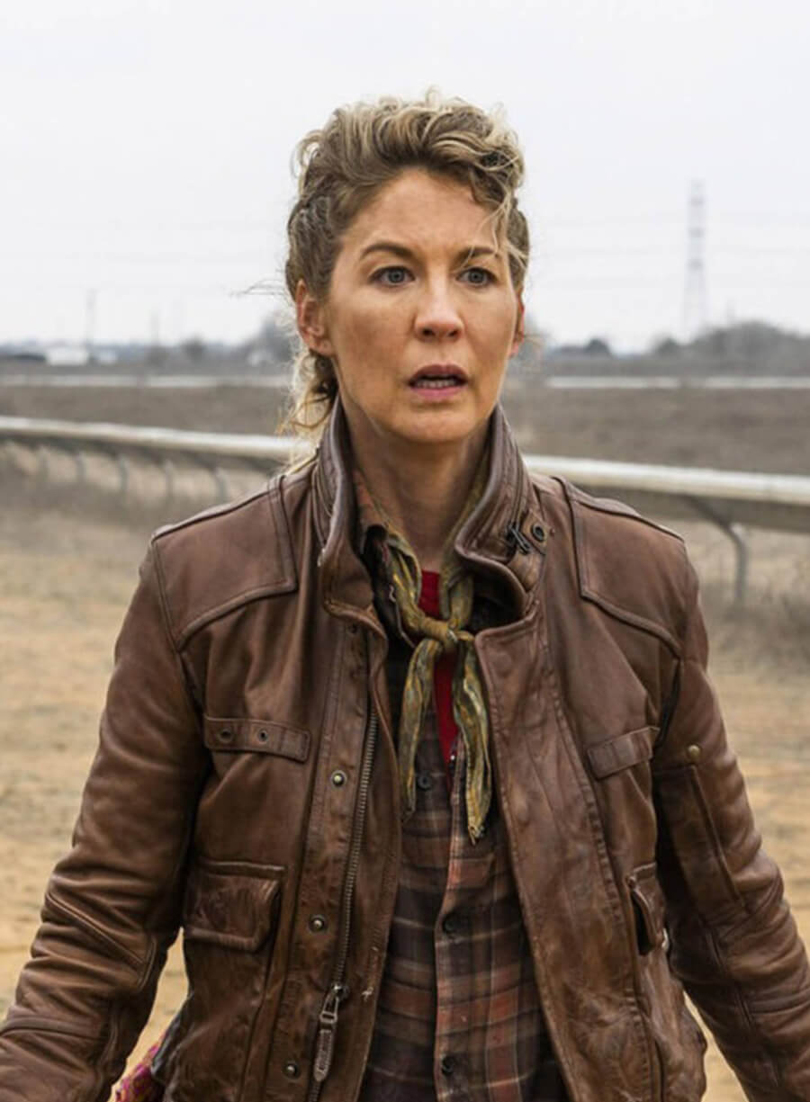 Fear the Walking Dead June Dorie Brown Leather Jacket