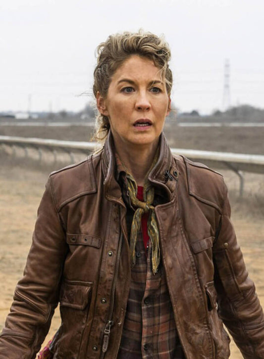 Fear the Walking Dead June Dorie Brown Leather Jacket