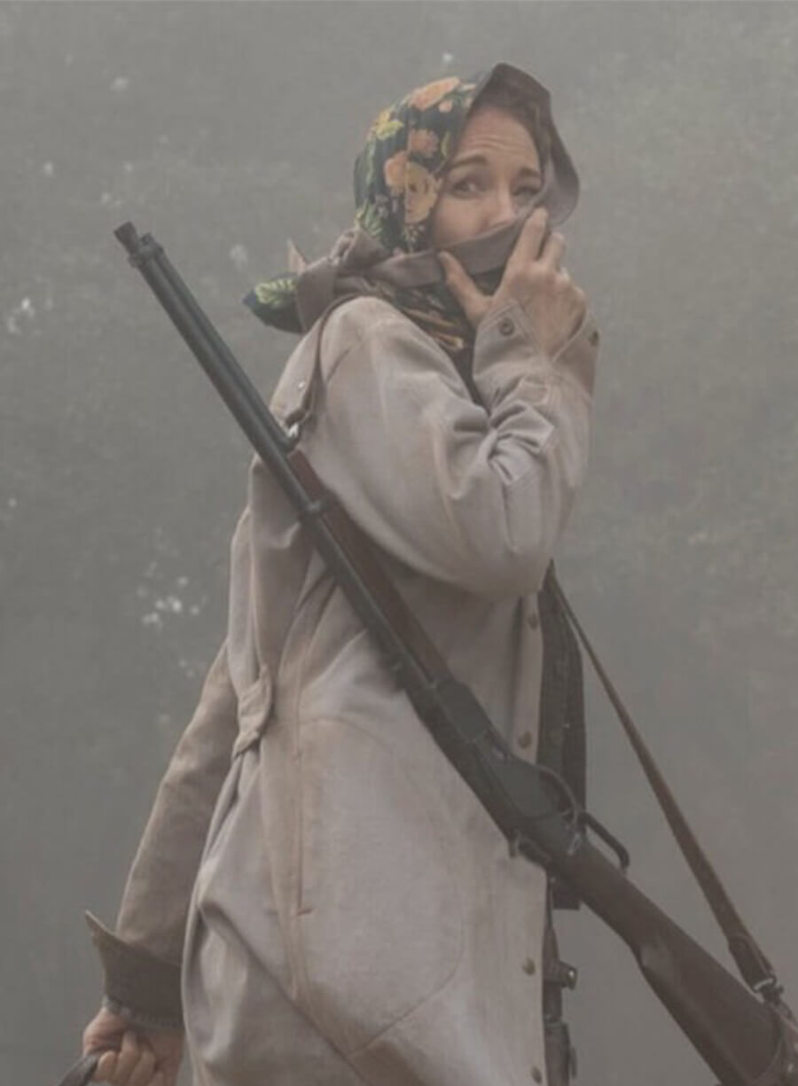 Fear the Walking Dead June Dorie Grey Long Coat