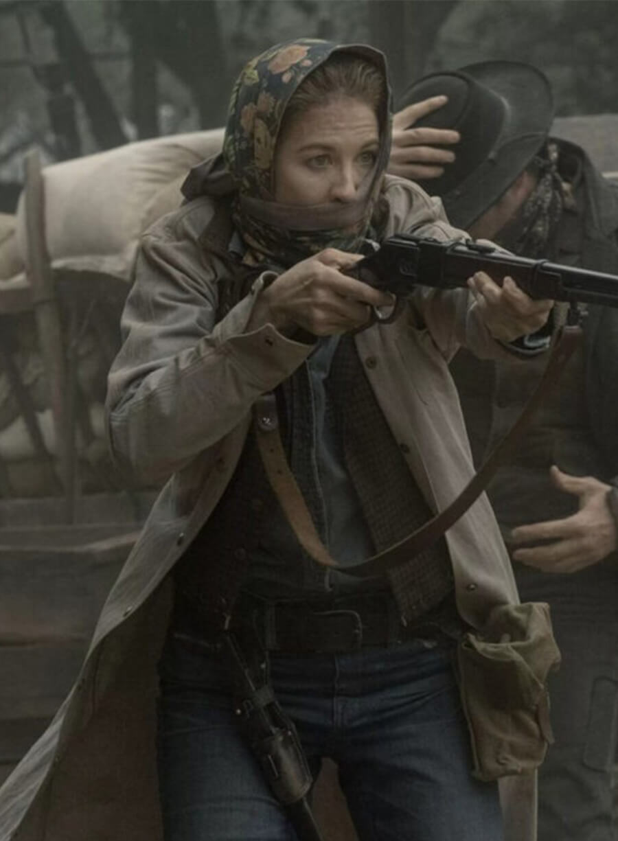 Fear the Walking Dead June Dorie Grey Long Coat