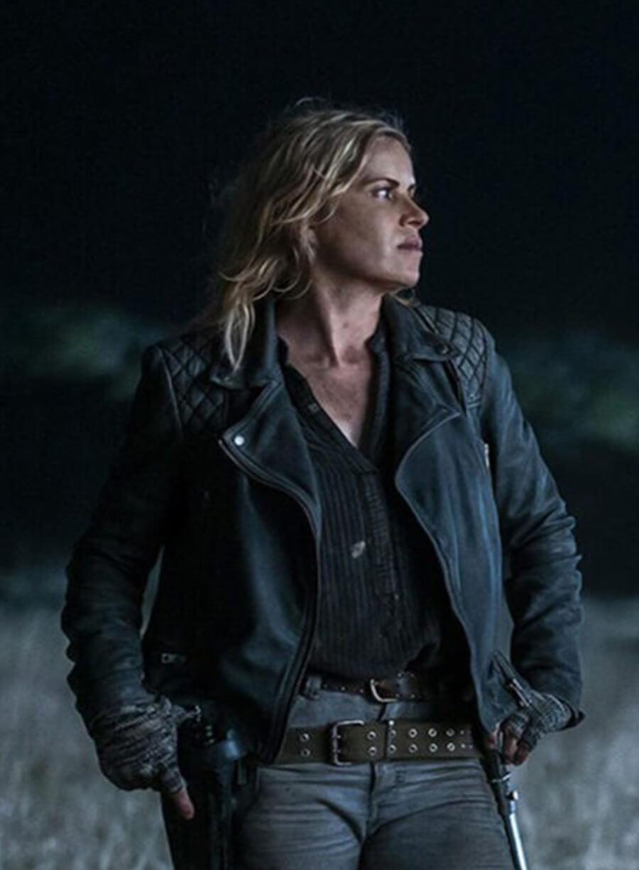 Fear the Walking Dead Madison Clark Biker Leather Jacket