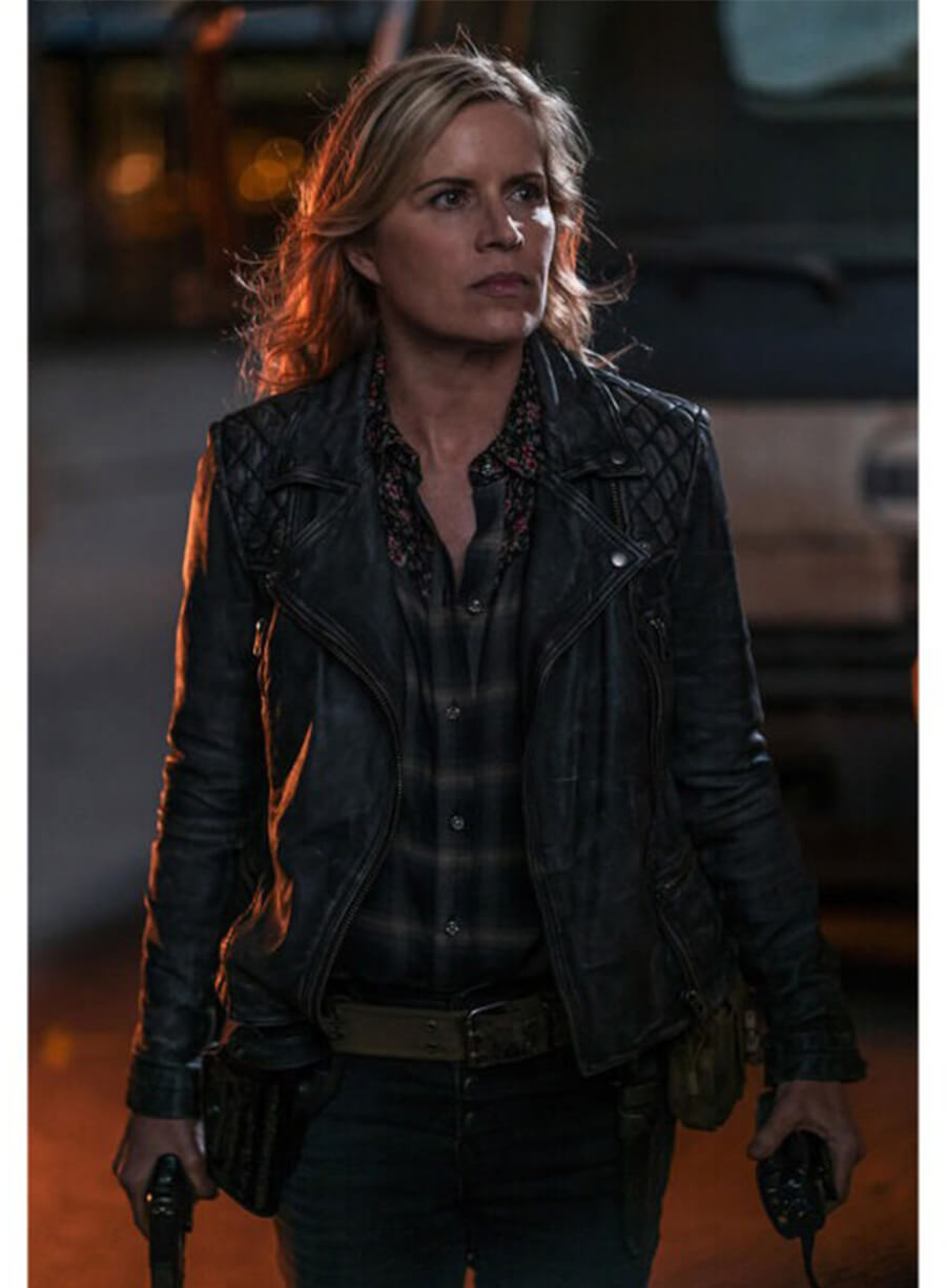 Fear the Walking Dead Madison Clark Biker Leather Jacket