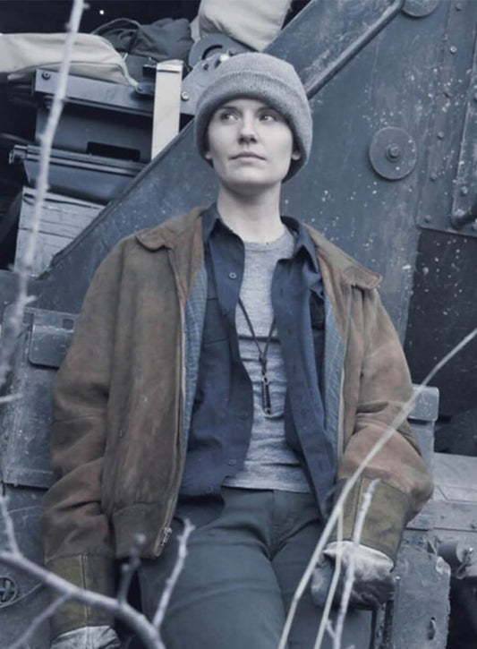 Fear the Walking Dead Maggie Grace Brown Suede Jacket