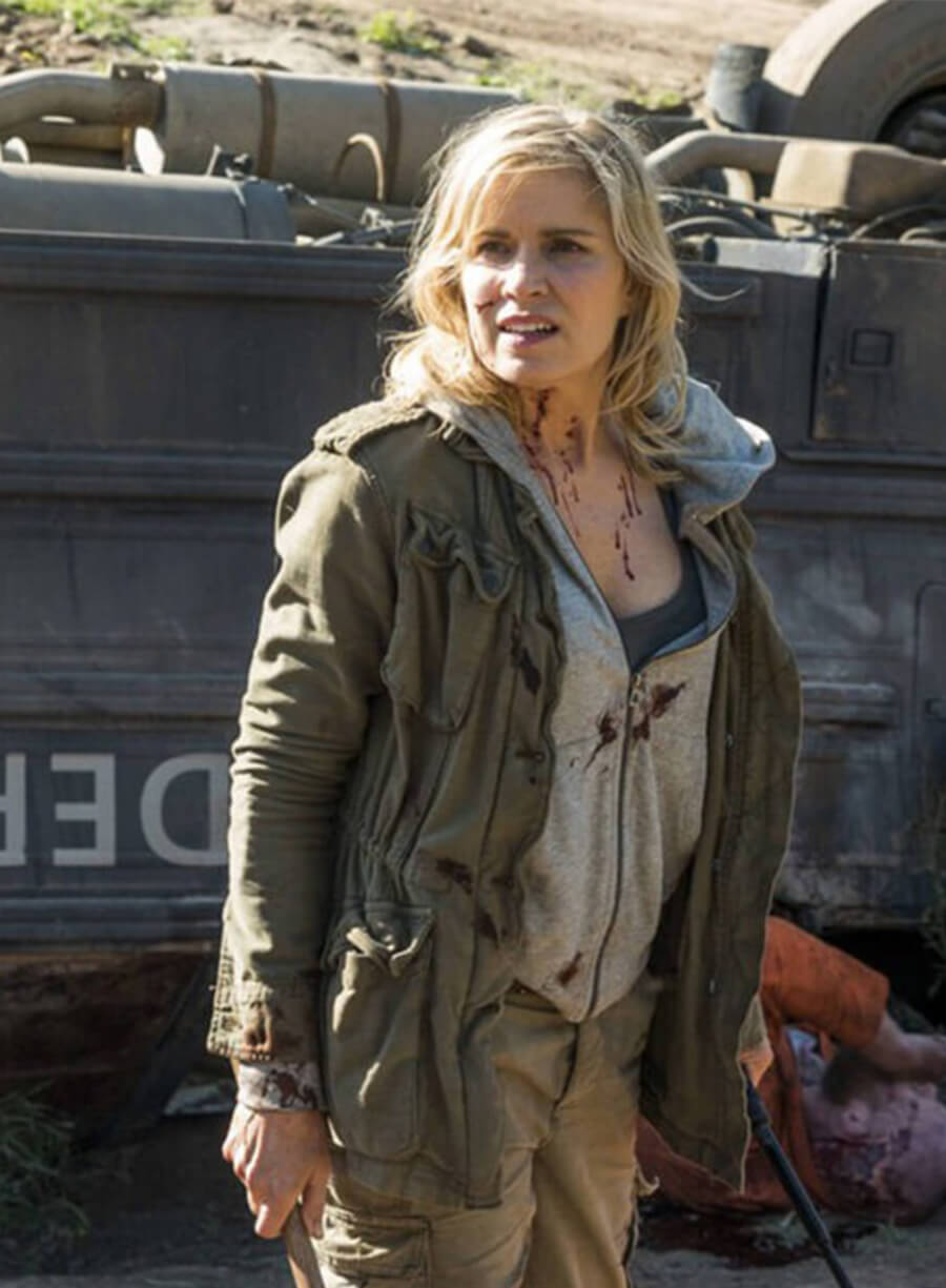 Fear the Walking Dead Military Madison Green Jacket