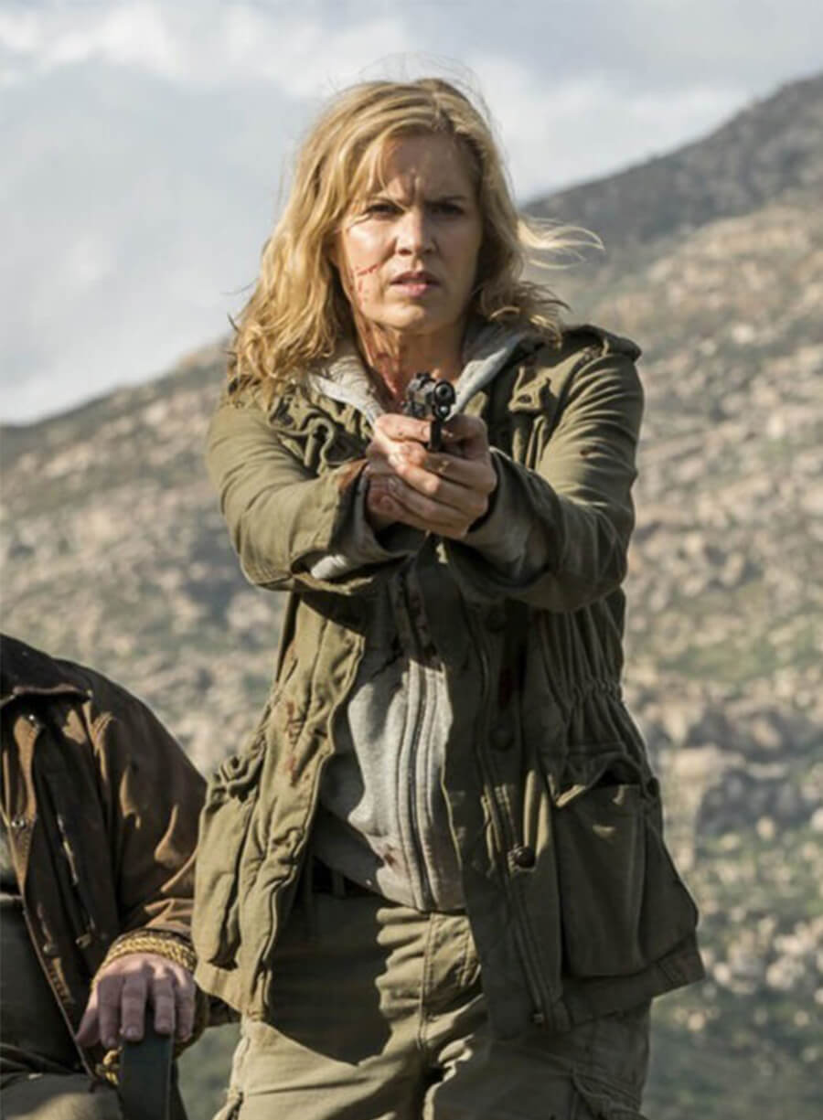 Fear the Walking Dead Military Madison Green Jacket
