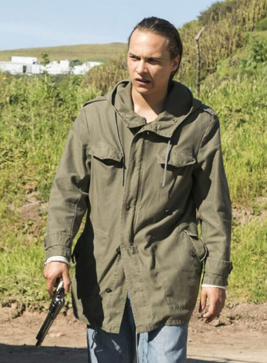 Fear the Walking Dead Military Nick Clark Green Jacket